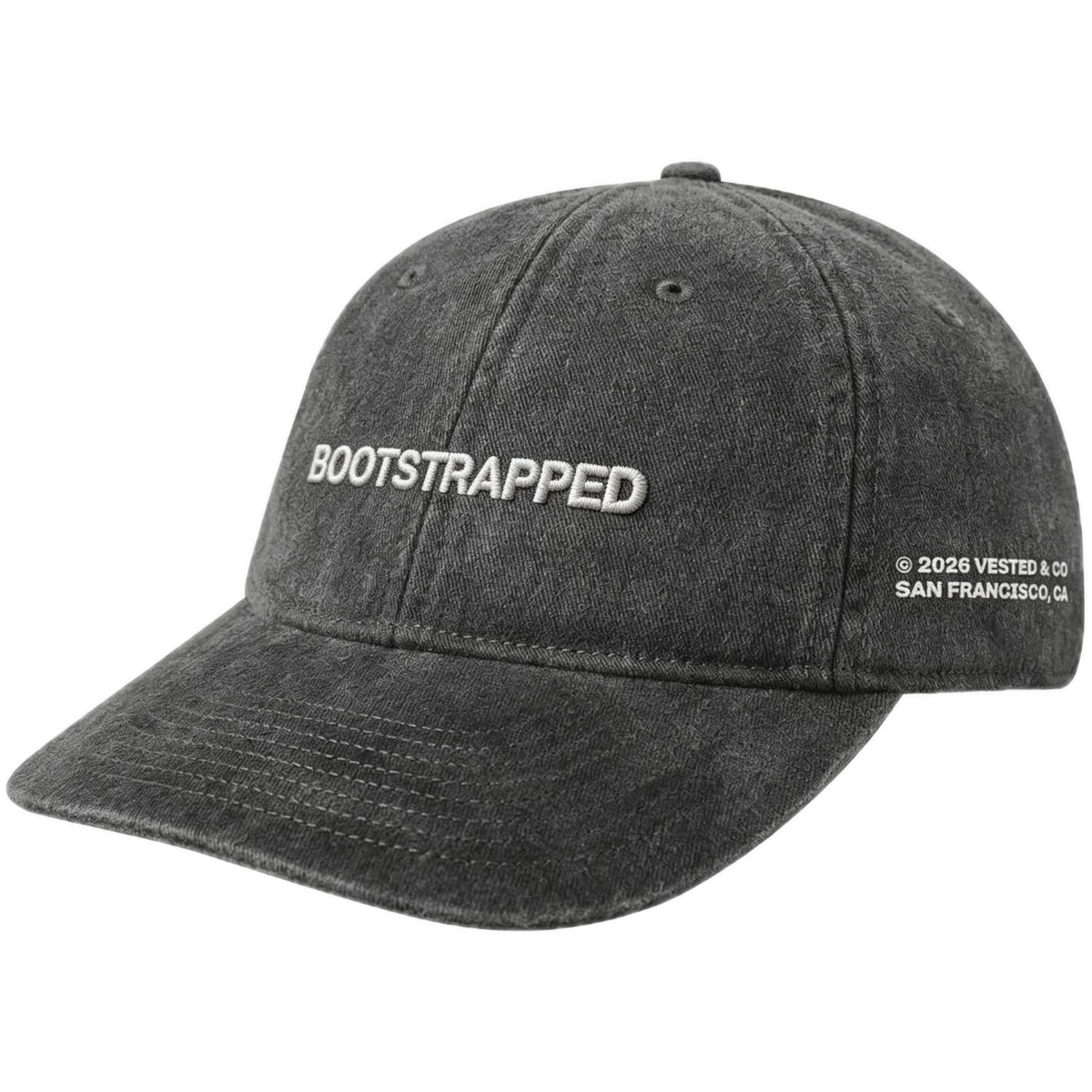 BOOTSTRAPPED cap, Heather Gray