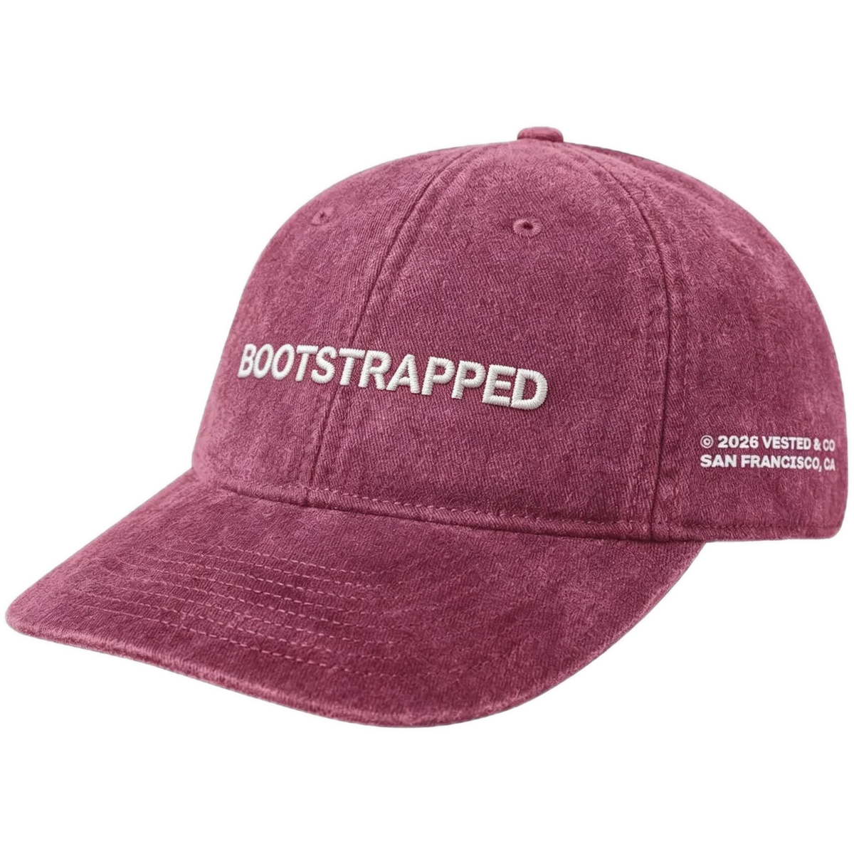 BOOTSTRAPPED cap, Burgundy