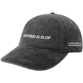 CERTIFIED AI SLOP cap, Heather Gray