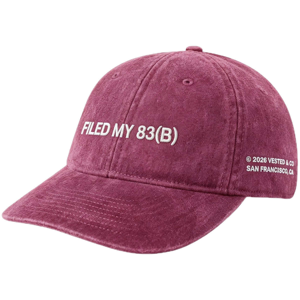 FILED MY 83(B) cap, Burgundy