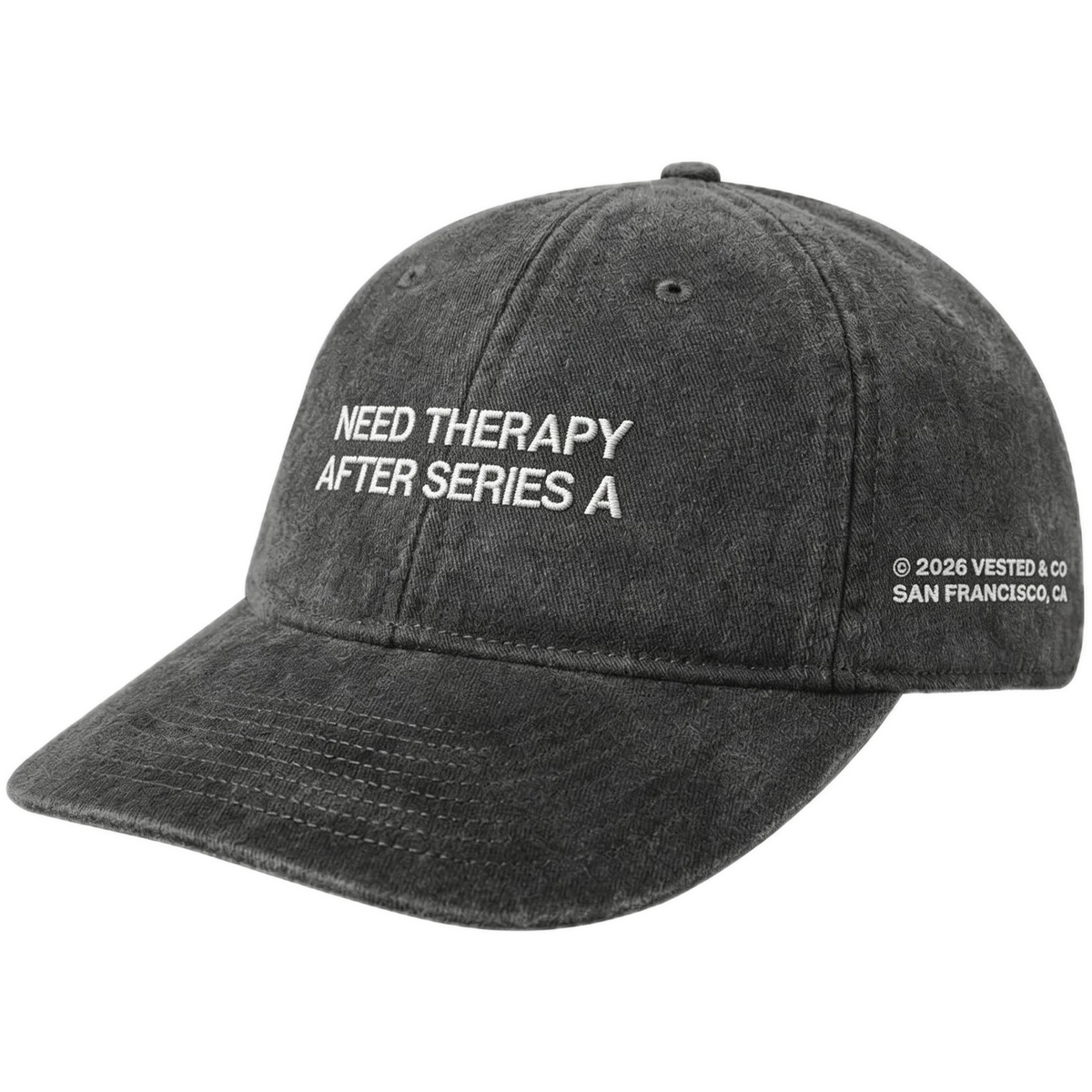 NEED THERAPY AFTER SERIES A cap, Heather Gray