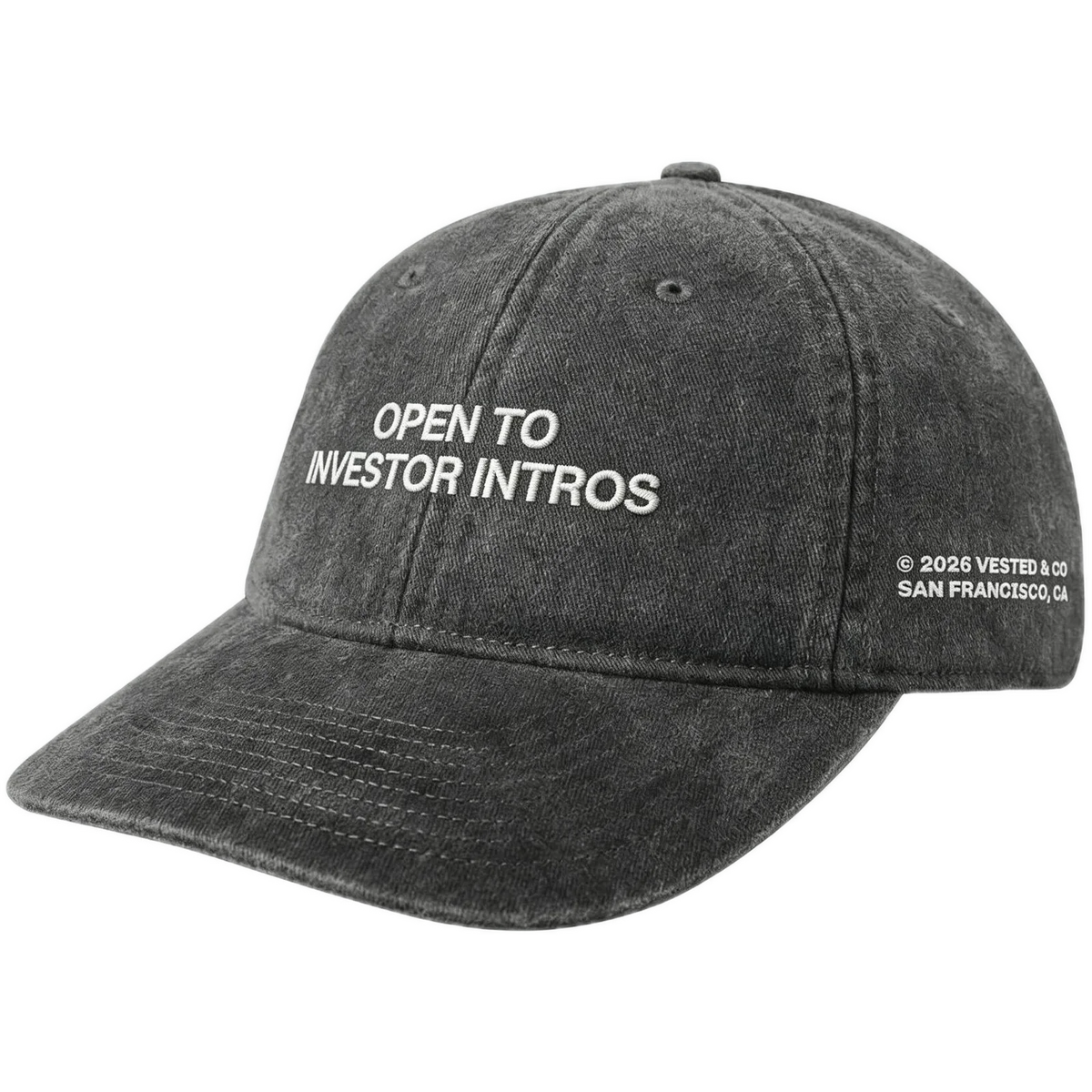OPEN TO INVESTOR INTROS cap, Heather Gray