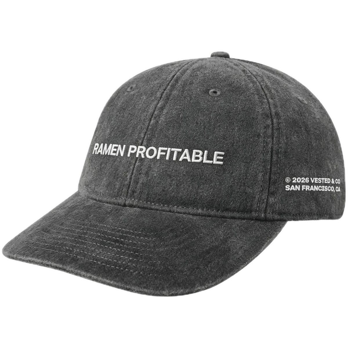 RAMEN PROFITABLE cap, Heather Gray