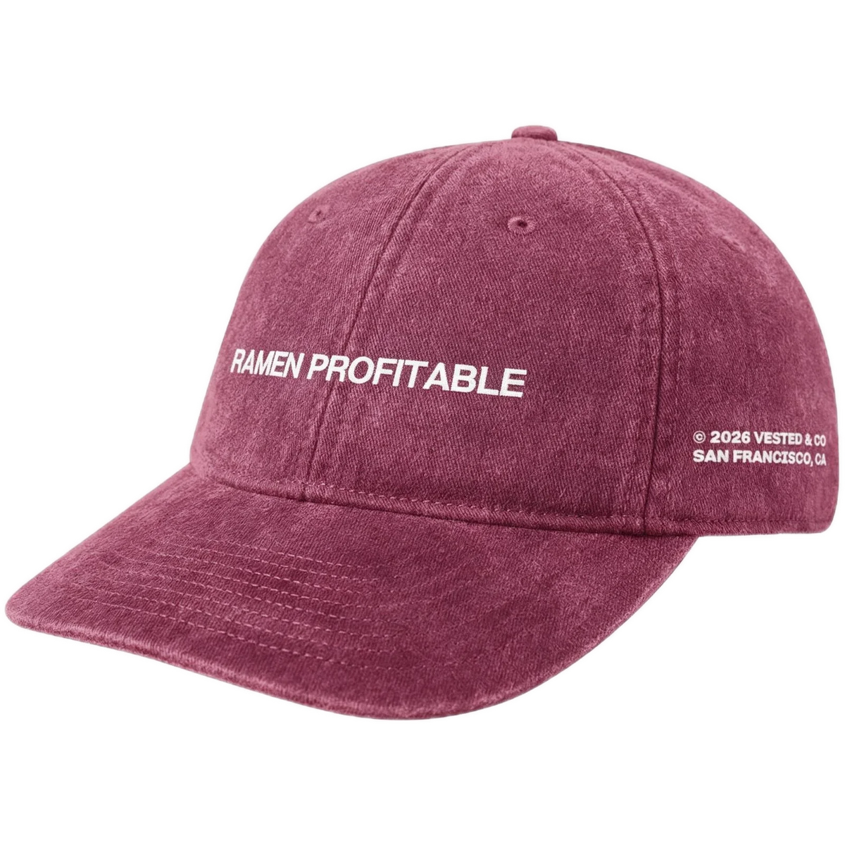 RAMEN PROFITABLE cap, Burgundy