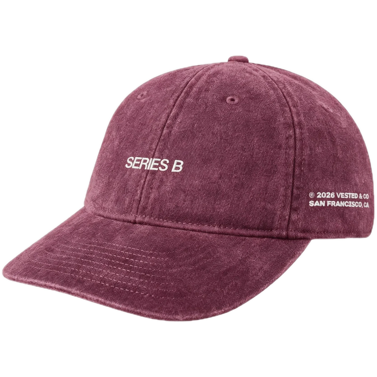 SERIES B cap, Burgundy