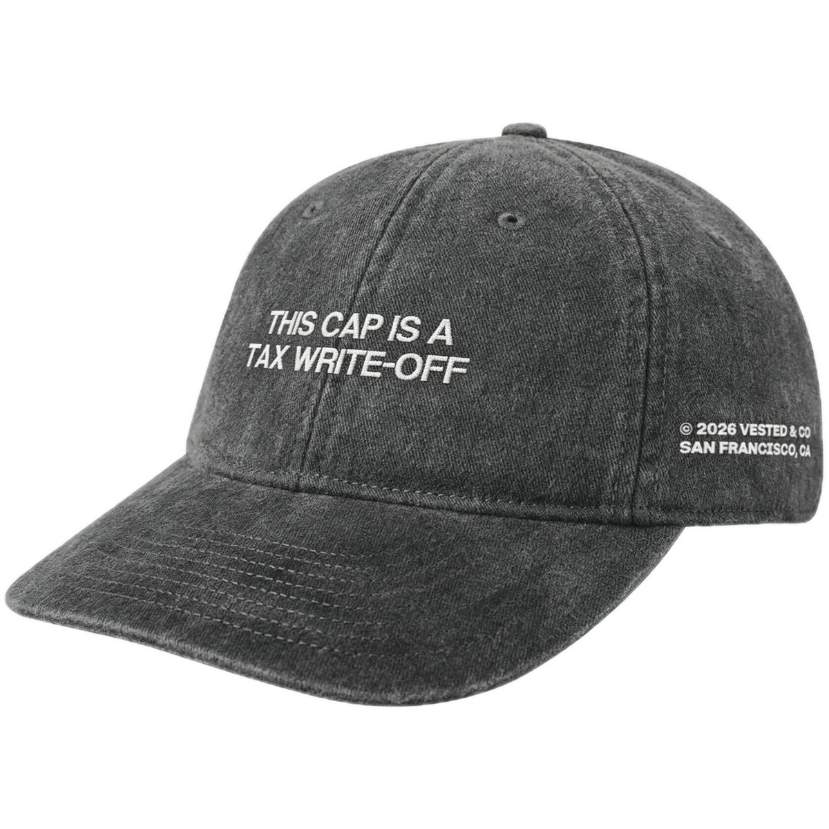THIS CAP IS A TAX WRITE-OFF cap, Heather Gray